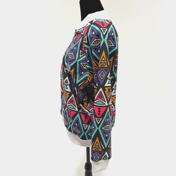 Adidas colorful geometric track jacket - Picture 3 of 5